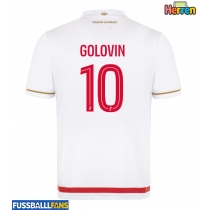 AS Monaco Aleksandr Golovin #10 Heimtrikot 2025-26 Kurzarm